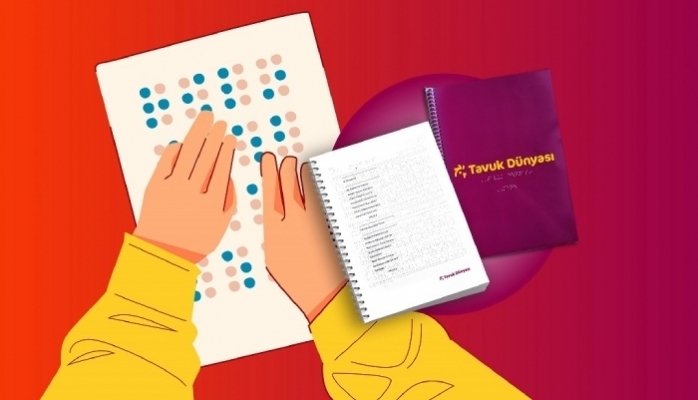 Tavuk Dünyası Görme Engelli Misafirleri İçin Braille Alfabeli Menü Hazırladı