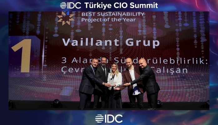 IDC'den Vaillant Group Türkiye'ye  “Sürdürülebilirlikte Yılın En İyi Projesi” Ödülü