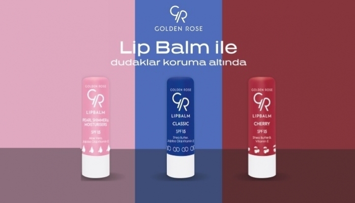 Golden Rose Lipbalm İle Dudaklar Koruma Altında!