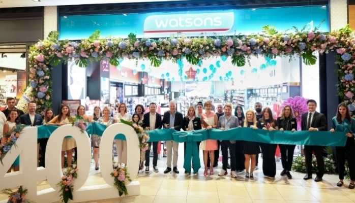 Watsons Türkiye 400. Mağazasını İstanbul Hilltown Alışveriş Merkezi'nde Açtı