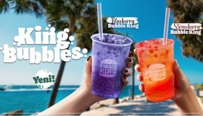 Burger King®'in Yeni Tatlı Baloncukları: Strawberry ve Blueberry Bubble King!