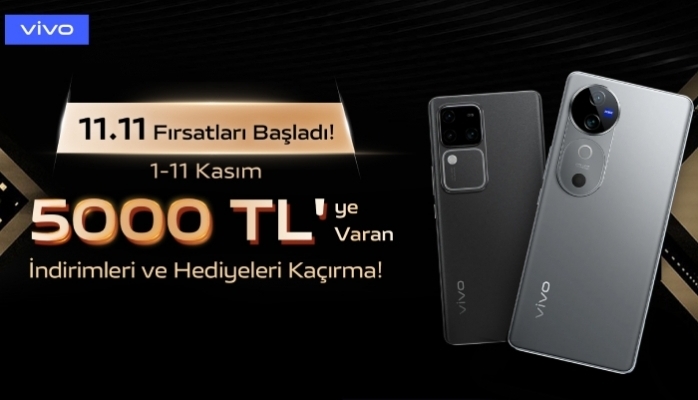 vivo Akıllı Telefonlarda Kasım Ayına Özel Fırsatlar!